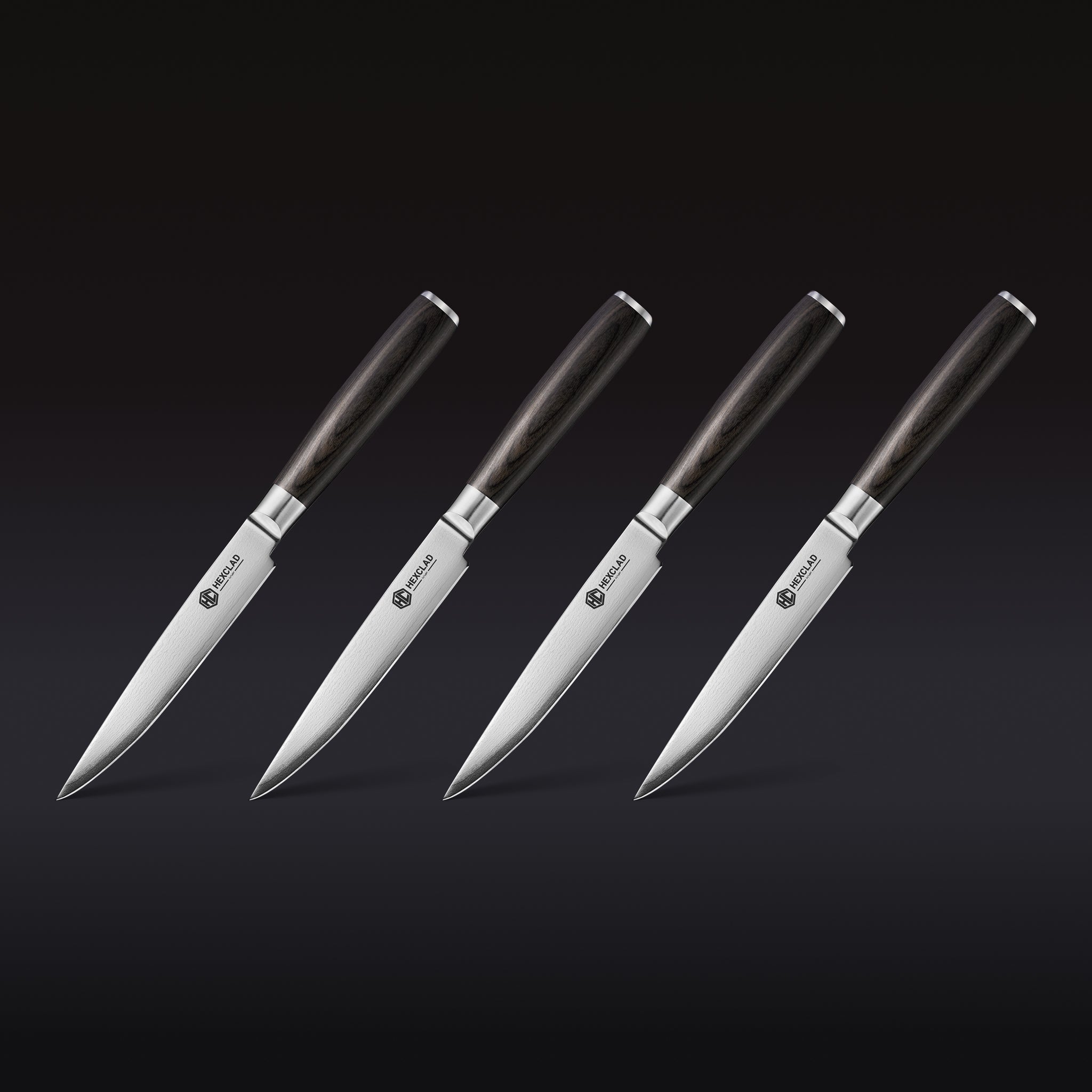 Steak Knife & Bistecca Plate Set. 8-pc (Espresso) - Image 2