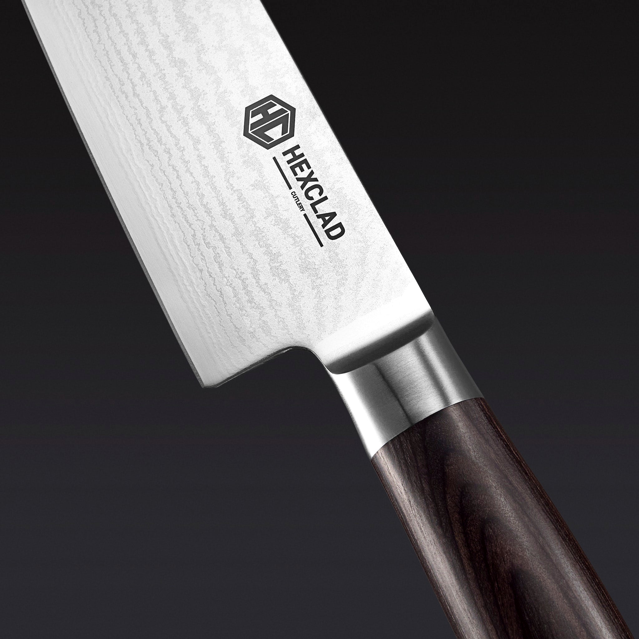 Damascus Steel Knife Set. 7-pc (Espresso) - Image 5