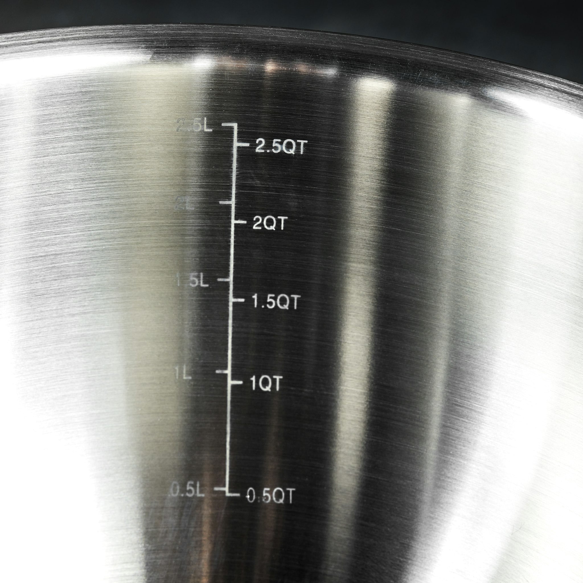 Stainless Mixing Bowl Set with Vacuum Seal Lids. 6-pc - Image 3