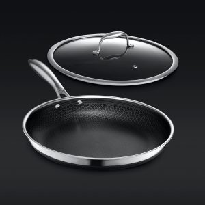 Hybrid Fry Pan with Lid. 12